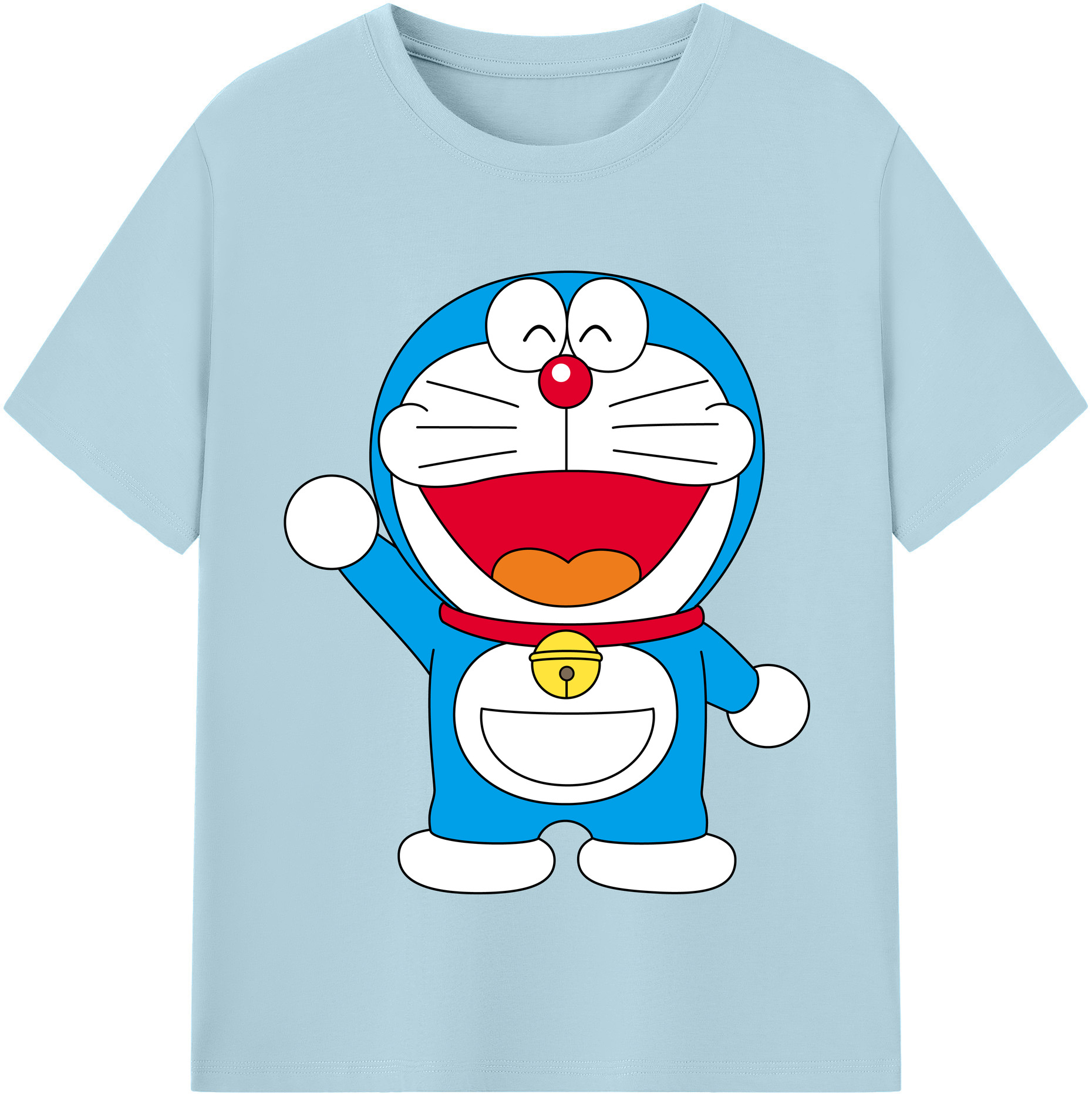 （画像用） ドラえもん Doraemon 綿100％半袖Tシャツ（フロントプリント）